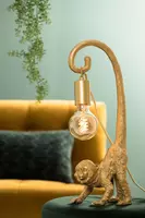 Light & Living hanglamp metaal elektra voor ornament Ø4,5x6,5 cm monkey mat goud 4.5x4.5x190cm zwart - afbeelding 3