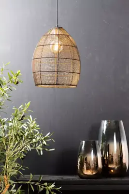 Light & Living hanglamp metaal meya 30x37cm zwart, goud - afbeelding 4