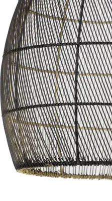 Light & Living hanglamp metaal meya 40x53cm zwart, goud - afbeelding 2