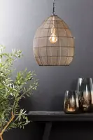 Light & Living hanglamp metaal meya 40x53cm zwart, goud - afbeelding 4