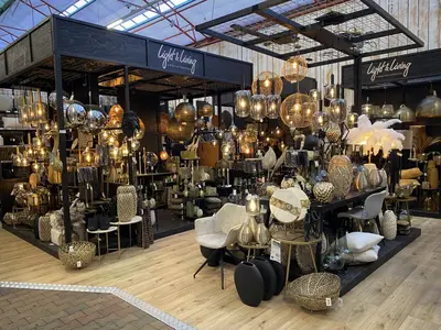 Light & Living hanglamp metaal mirana 55x55cm goud - afbeelding 7