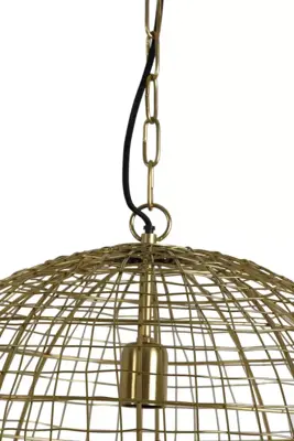 Light & Living hanglamp metaal mirana 55x55cm goud - afbeelding 2
