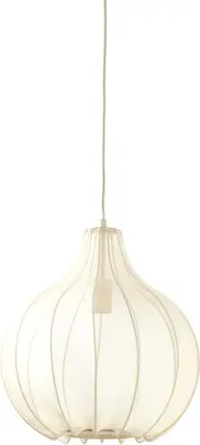 Light & Living hanglamp textiel elati 39x42cm zand - afbeelding 1