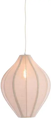 Light & Living hanglamp textiel pasto 36x44cm naturel - afbeelding 6
