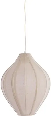 Light & Living hanglamp textiel pasto 36x44cm naturel - afbeelding 1