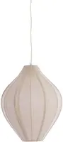 Light & Living hanglamp textiel pasto 36x44cm naturel - afbeelding 1