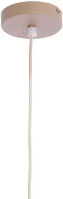 Light & Living hanglamp textiel pasto 47x55cm naturel - afbeelding 2