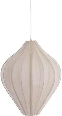 Light & Living hanglamp textiel pasto 47x55cm naturel - afbeelding 1