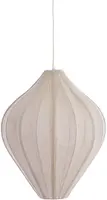 Light & Living hanglamp textiel pasto 47x55cm naturel - afbeelding 1