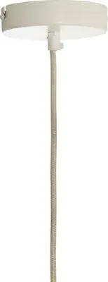 Light & Living hanglamp textiel zubedo 49.5x38cm crème - afbeelding 5