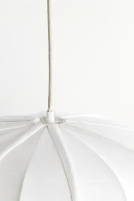 Light & Living hanglamp textiel zubedo 49.5x38cm crème - afbeelding 4