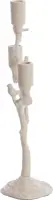 Light & Living kandelaar aluminium jardia 26x11x42cm crème - afbeelding 3