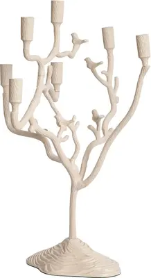 Light & Living kandelaar aluminium jardia 60x35x70cm crème - afbeelding 2