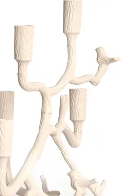 Light & Living kandelaar aluminium jardia 60x35x70cm crème - afbeelding 4