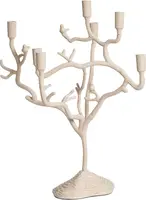 Light & Living kandelaar aluminium jardia 60x35x70cm crème - afbeelding 1