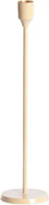 Light & Living kandelaar aluminium kayin 7.5x30.5cm crème - afbeelding 1