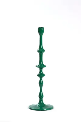 Light & Living kandelaar aluminium vicari 14x43cm groen - afbeelding 1