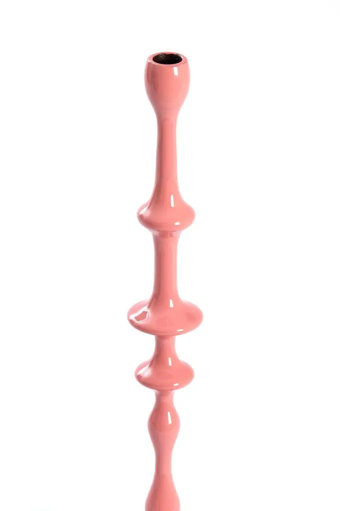 Prachtig windlicht met roze mozaïek