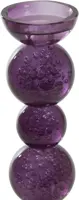 Light & Living kandelaar glas itinga 9.5x34cm paars - afbeelding 2