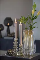 Light & Living kandelaar glas rovelo 8x20cm amber - afbeelding 2
