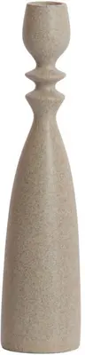 Light & Living kandelaar kunststof guam 8x34cm sand - afbeelding 1