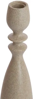 Light & Living kandelaar kunststof guam 8x34cm sand - afbeelding 2