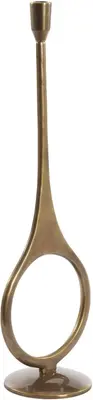 Light & Living kandelaar metaal antiga 13x55cm brons - afbeelding 2