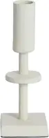 Light & Living kandelaar metaal kabira 6x6x17cm crème - afbeelding 1