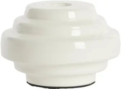 Light & Living kandelaar metaal wanhati 11x7.5cm wit - afbeelding 1