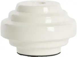 Light & Living kandelaar metaal wanhati 11x7.5cm wit - afbeelding 1