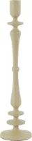Light & Living kandelaar metaal yahvi 10x45cm zand - afbeelding 1