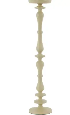 Light & Living kandelaar metaal yahvi 11x51cm zand - afbeelding 1
