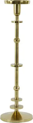 Light & Living kandelaar metaal yaira 14.5x52cm goud - afbeelding 1