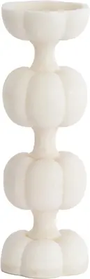 Light & Living kandelaar polyresin astoria 13x36.5cm beige - afbeelding 1