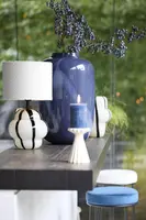 Light & Living kandelaar polyresin sidari 9x14cm crème - afbeelding 2