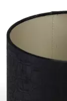 Light & Living kap cilinder 25-25-18 cm praya zwart - afbeelding 4