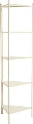 Light & Living kast metaal display 59x59x200cm crème  - afbeelding 2