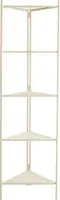 Light & Living kast metaal display 59x59x200cm crème  - afbeelding 1