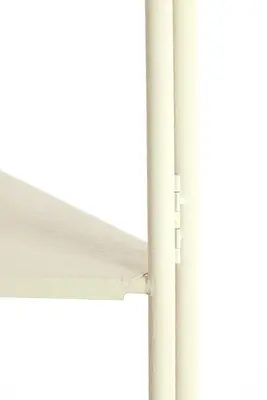 Light & Living kast metaal display 59x59x200cm crème  - afbeelding 3