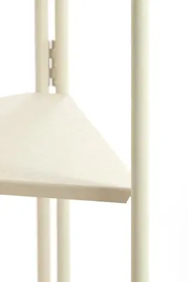 Light & Living kast metaal display 59x59x200cm crème  - afbeelding 4