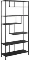Light & Living kast metaal ylaya 100x35x213cm zwart  - afbeelding 1
