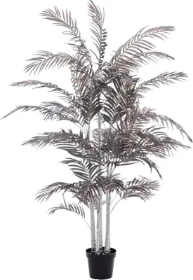Light & Living kunstplant palm 198cm grijs - afbeelding 1
