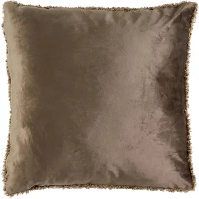 Light & Living kussen lina 45x45cm bruin - afbeelding 2