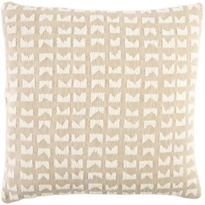 Light & Living kussen sontra 45x45cm beige - afbeelding 1