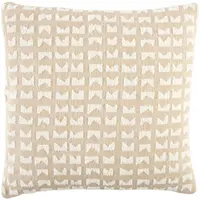 Light & Living kussen sontra 45x45cm beige - afbeelding 1