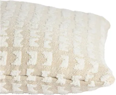 Light & Living kussen sontra 45x45cm beige - afbeelding 2