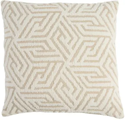 Light & Living kussen vevey 45x45cm beige - afbeelding 1