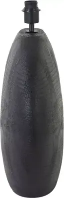 Light & Living lamp base 48x19x57 cm skeld matt black - afbeelding 3