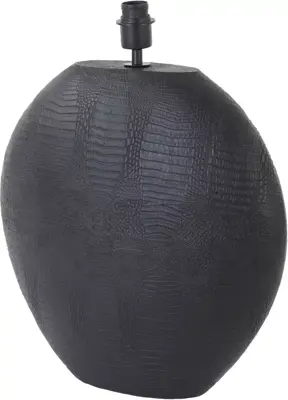 Light & Living lamp base 48x19x57 cm skeld matt black - afbeelding 2