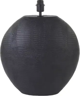 Light & Living lamp base 48x19x57 cm skeld matt black - afbeelding 1
